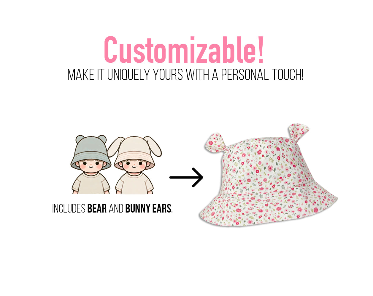 BUCKET HAT - Printed Sewing Pattern