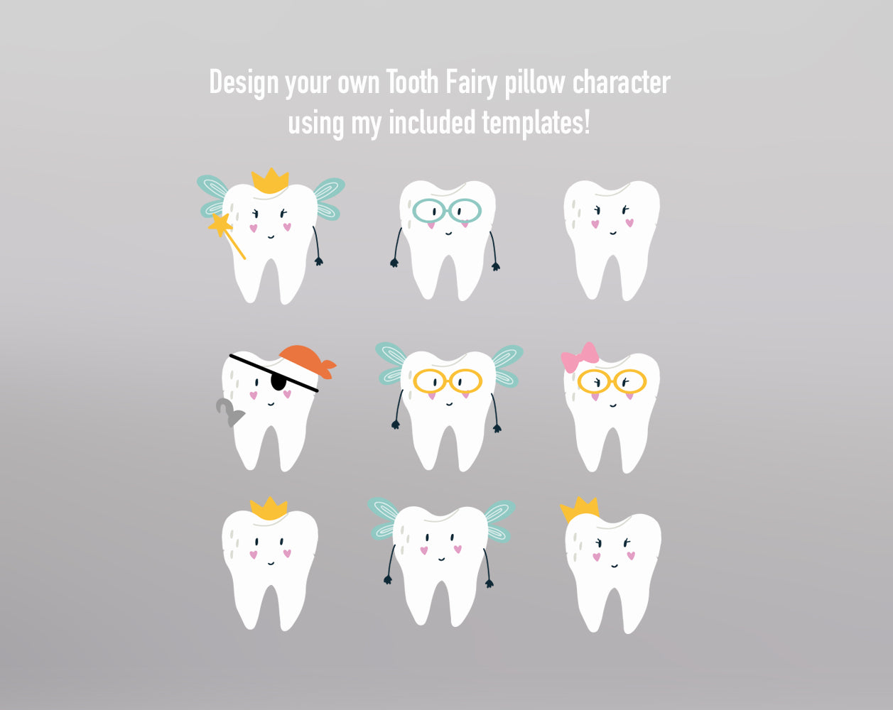 Tooth Fairy Pillow Sewing Pattern