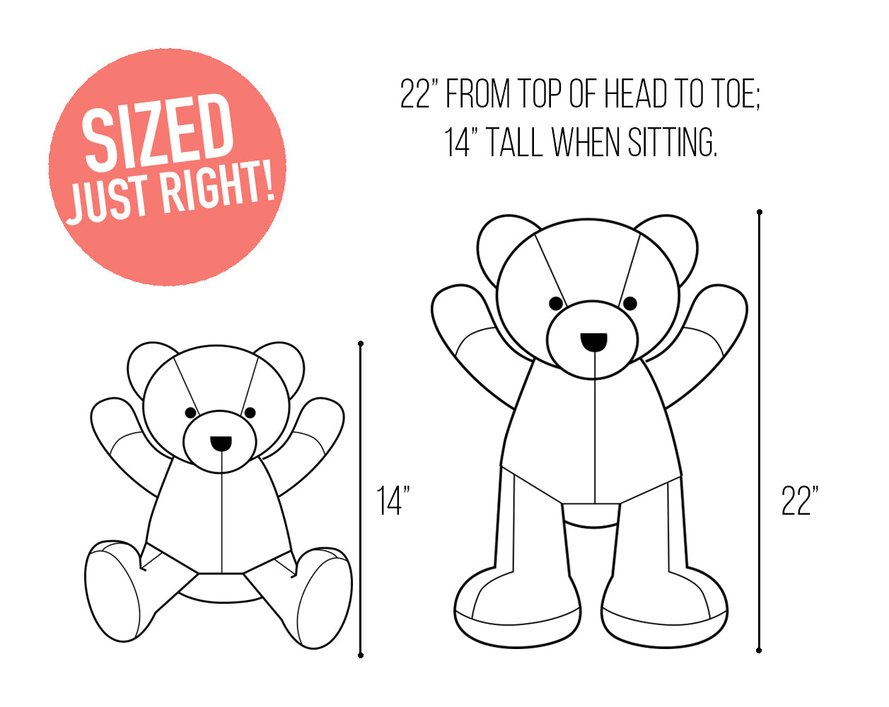 Teddy Bear Sewing Pattern