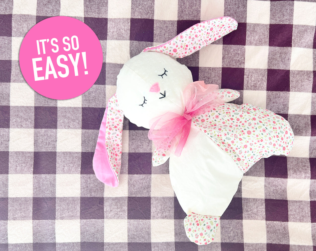 PLUSH BUNNY - Printed Sewing Pattern