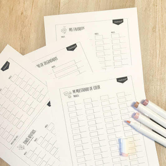 MUESTRARIOS DE COLOR PARAES