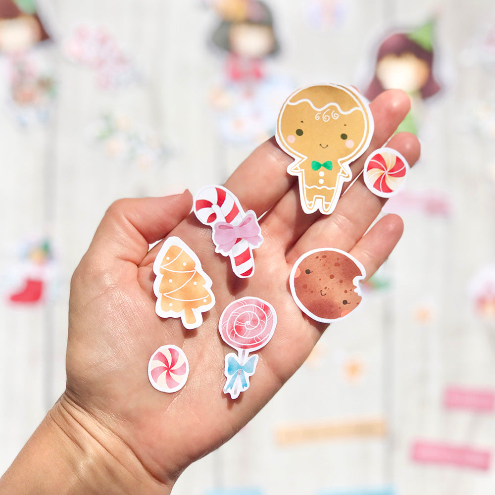 RECORTABLES CHIBI - NAVIDAD - Figuritas para recortar