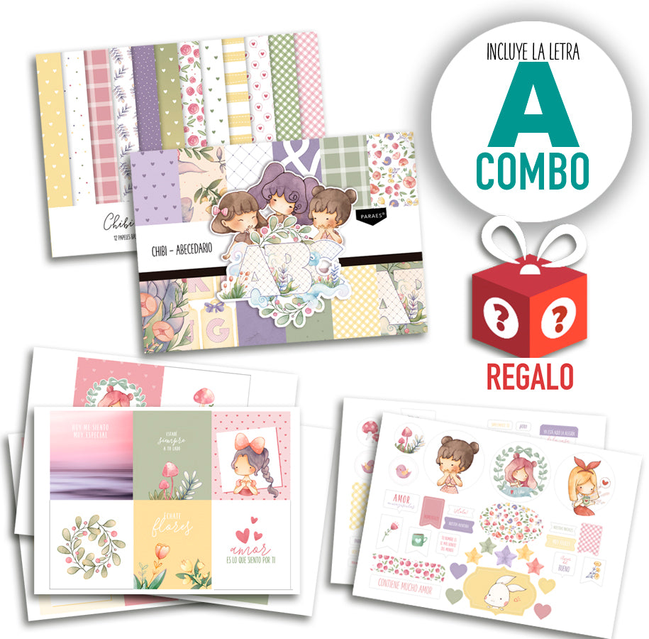COMBO CHIBI ABECEDARIO + Regalo