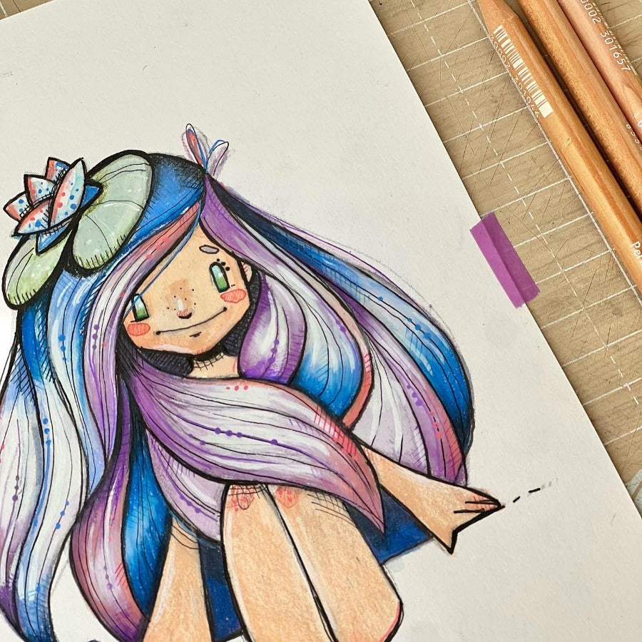 NIÑA NENÚFAR - Sello digital