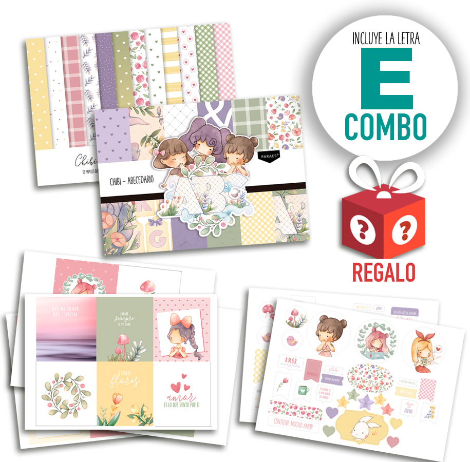 COMBO CHIBI ABECEDARIO + Regalo