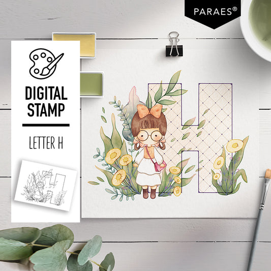 LETRA H - SELLO DIGITAL