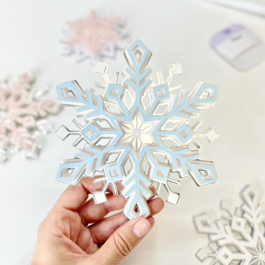 COMBO COPOS DE NIEVE - Archivo de corte
