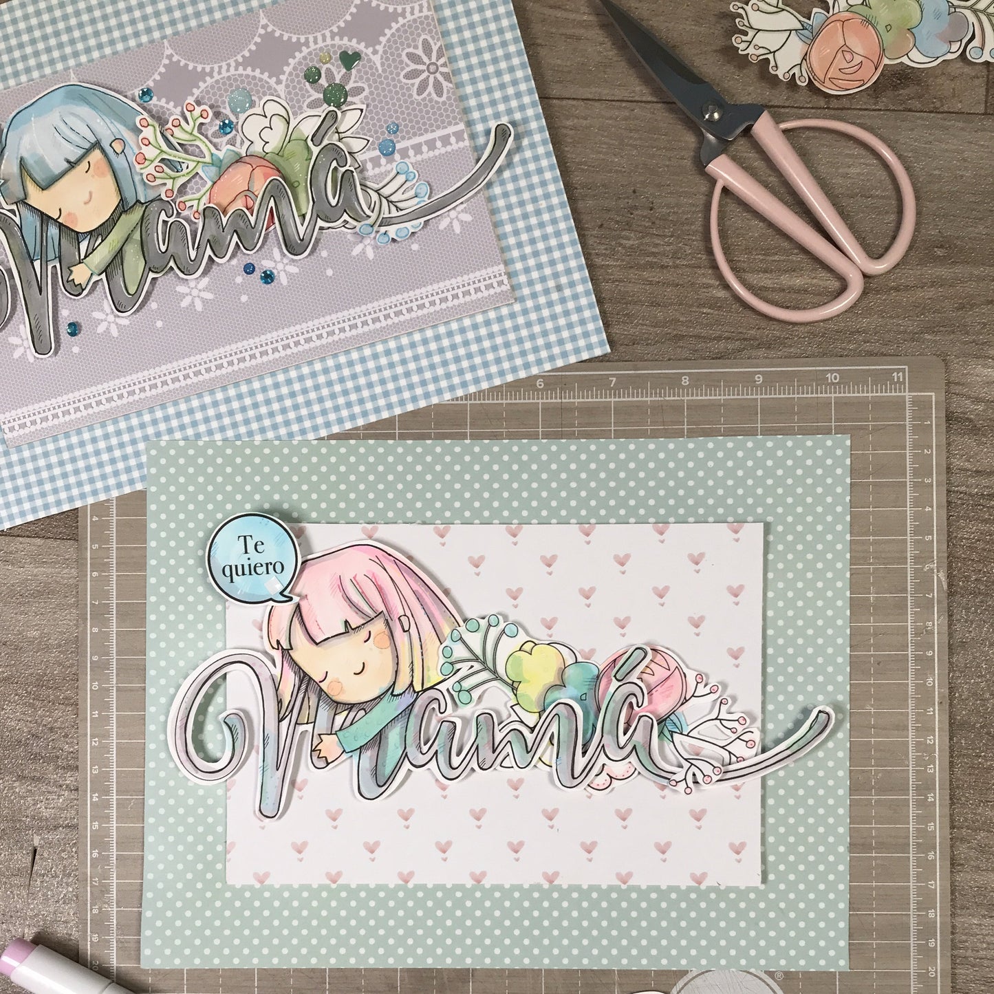 MAMÁ (con hija) (+tutorial)