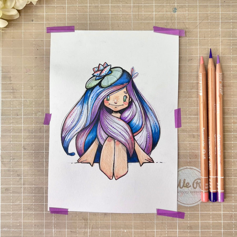 NIÑA NENÚFAR - Sello digital