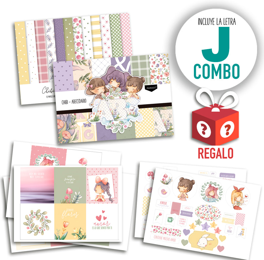 COMBO CHIBI ABECEDARIO + Regalo