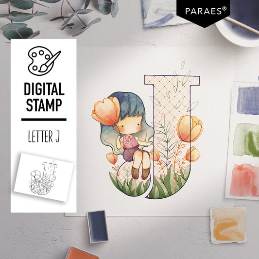 LETRA J - SELLO DIGITAL