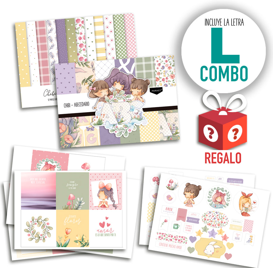 COMBO CHIBI ABECEDARIO + Regalo