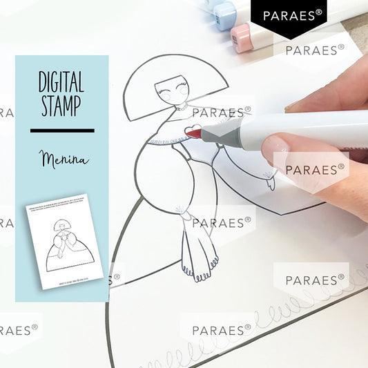 MENINA - Sello digital (+tutorial)