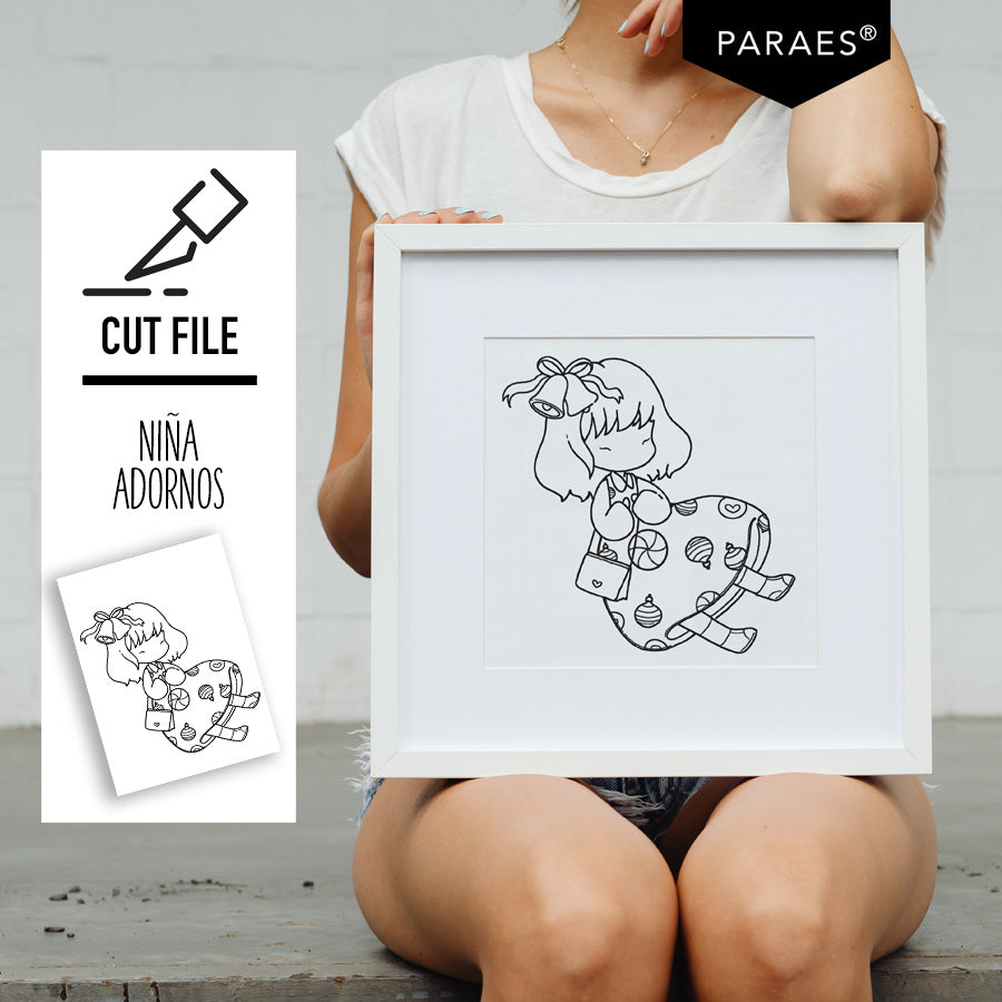 NIÑA ADORNOS - Archivo de corte