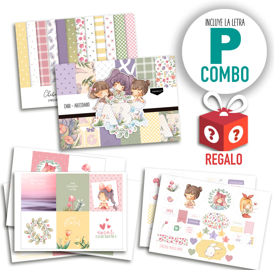 COMBO CHIBI ABECEDARIO + Regalo