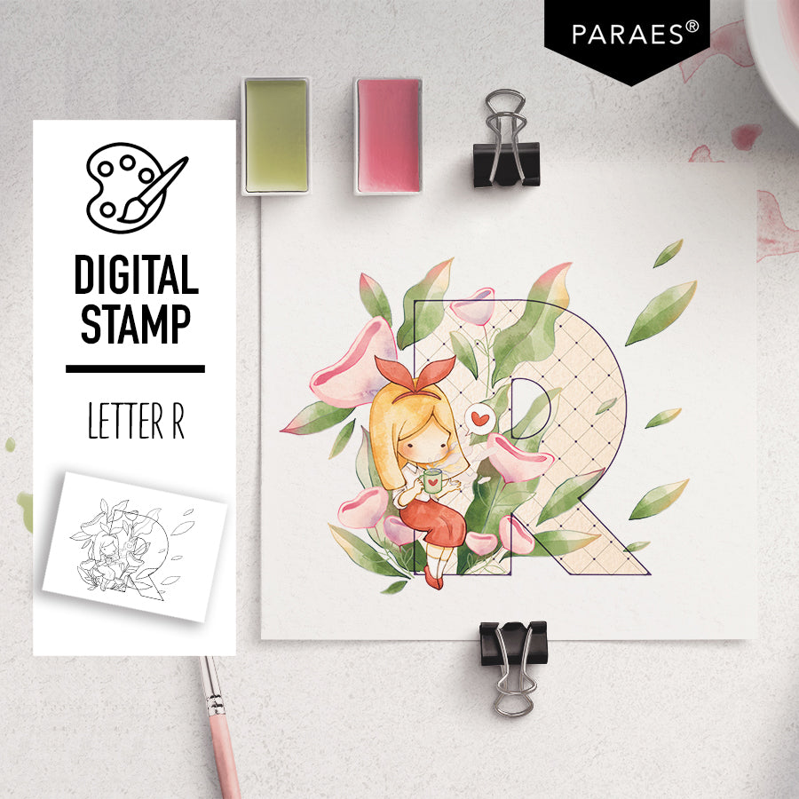 LETRA R - SELLO DIGITAL