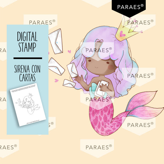 SIRENA CON CARTAS - SELLO DIGITAL