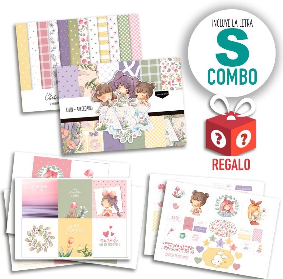 COMBO CHIBI ABECEDARIO + Regalo