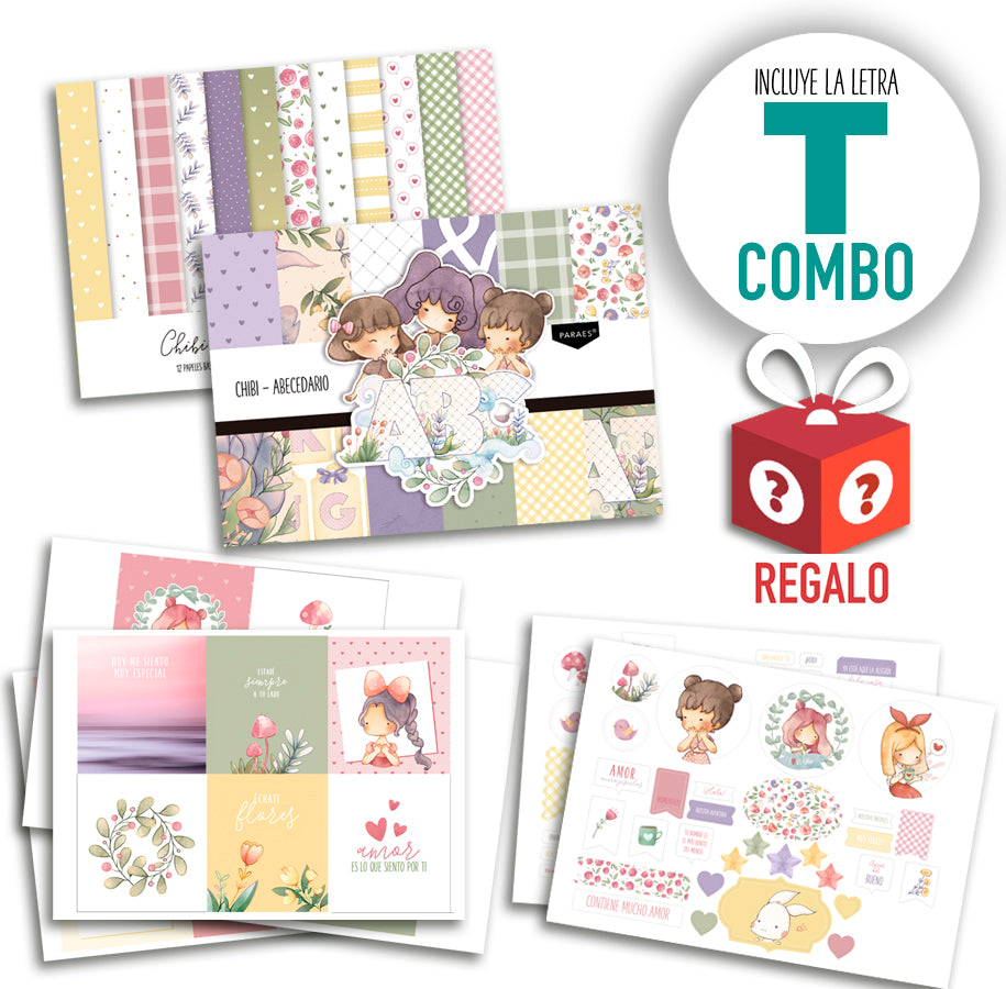 COMBO CHIBI ABECEDARIO + Regalo
