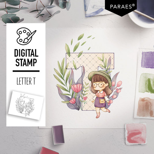 LETRA T - SELLO DIGITAL