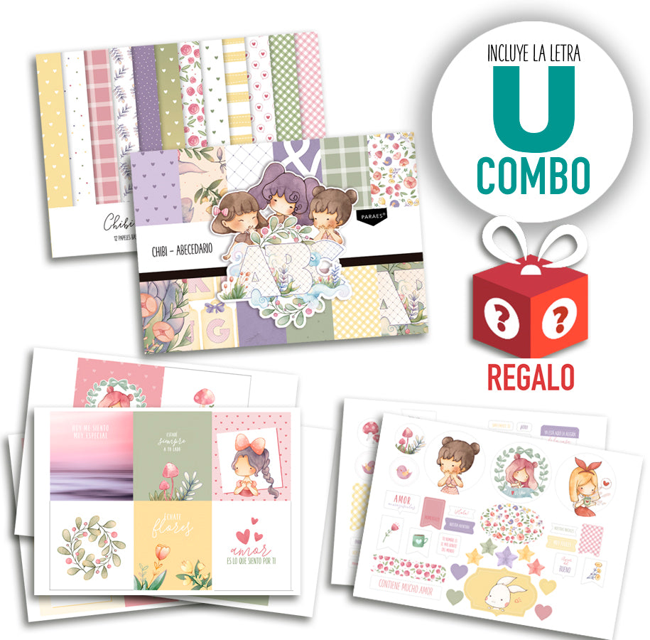 COMBO CHIBI ABECEDARIO + Regalo