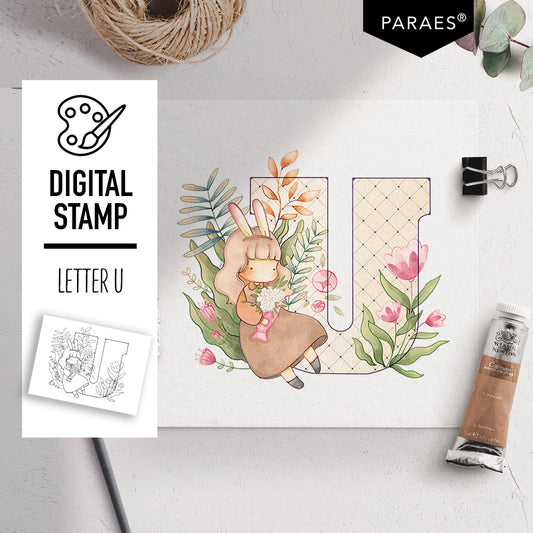 LETRA U - SELLO DIGITAL