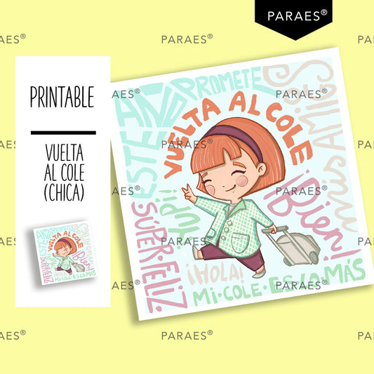 VUELTA AL COLE (Chica) - Lámina