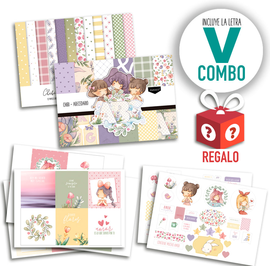 COMBO CHIBI ABECEDARIO + Regalo