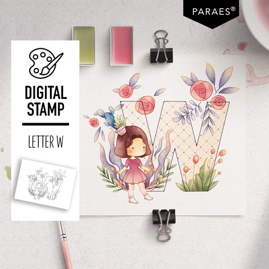 LETRA W - SELLO DIGITAL