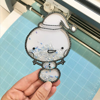 SHAKER MUÑECO DE NIEVE - Digi Troquel