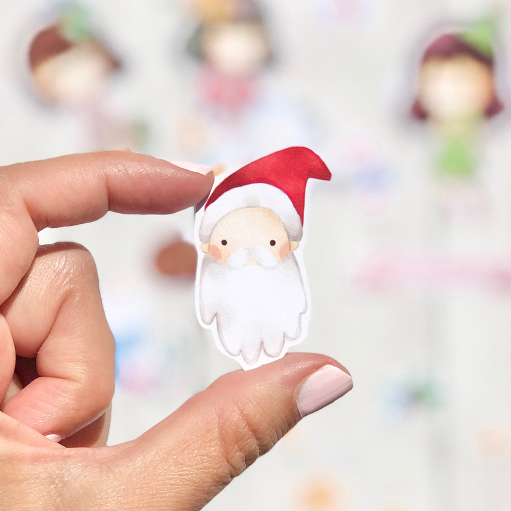 RECORTABLES CHIBI - NAVIDAD - Figuritas para recortar