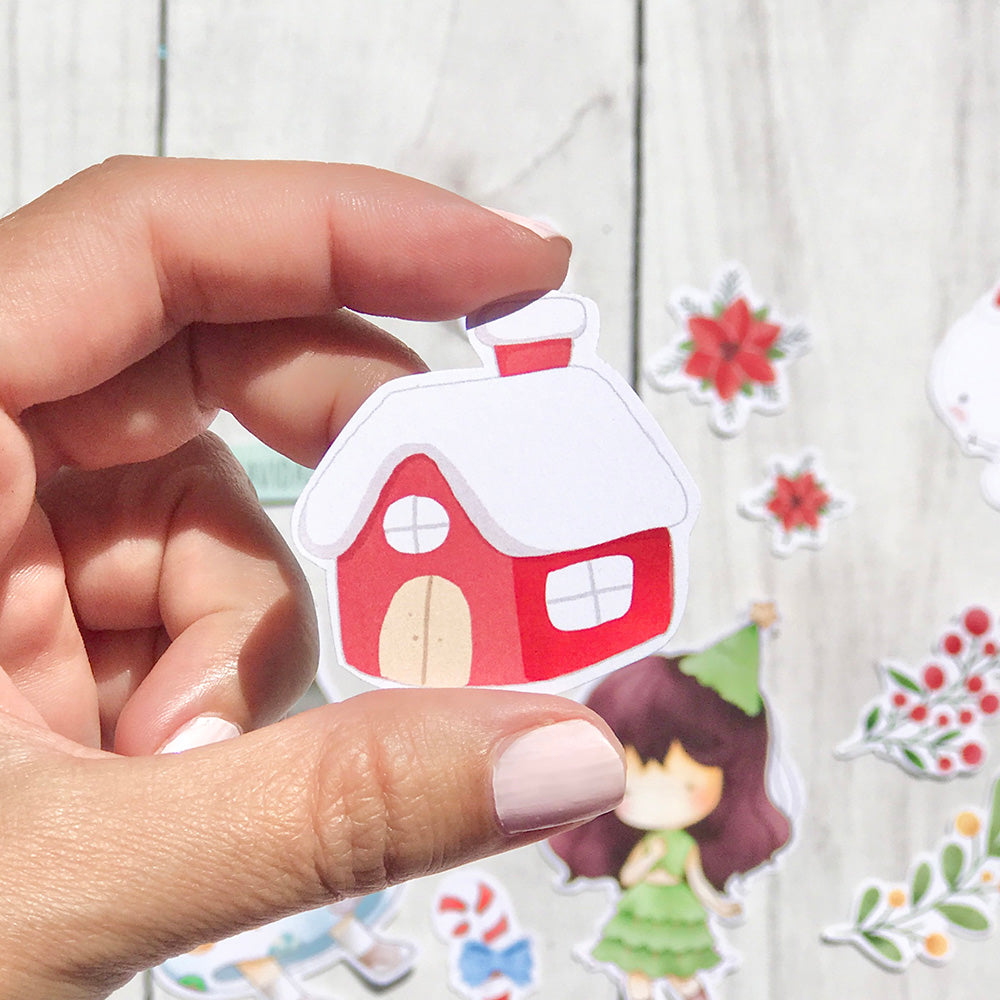 RECORTABLES CHIBI - NAVIDAD - Figuritas para recortar