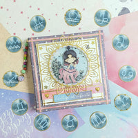 CHIBI ZODÍACO IMPRESA - colección 14 papeles impresos