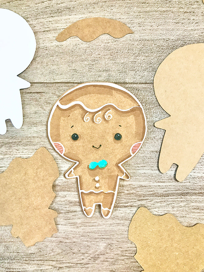 Muñeco de jengibre - Digi Troquel