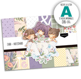CHIBI - ABECEDARIO - 12 hojas para imprimir