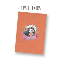 CHIBI - HALLOWEEN (Catrina) - 12 hojas para imprimir