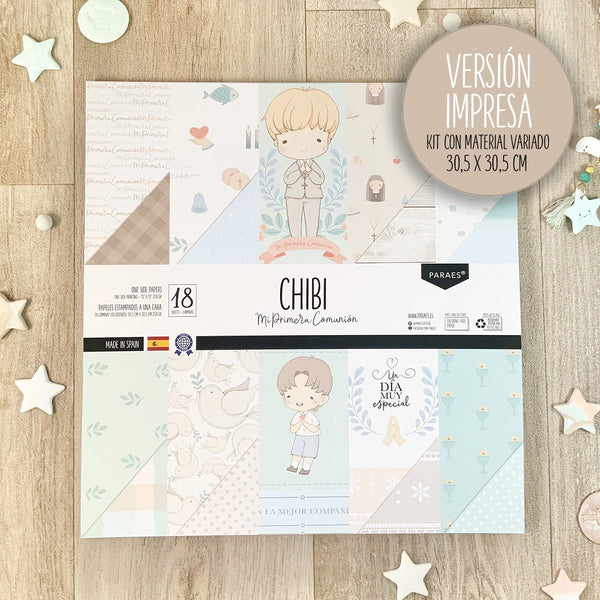 KIT COLECCIÓN COMUNIÓN NIÑO - IMPRESA