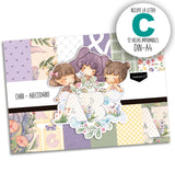 CHIBI - ABECEDARIO - 12 hojas para imprimir
