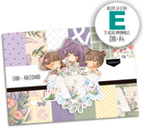 CHIBI - ABECEDARIO - 12 hojas para imprimir