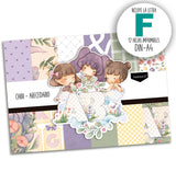 CHIBI - ABECEDARIO - 12 hojas para imprimir