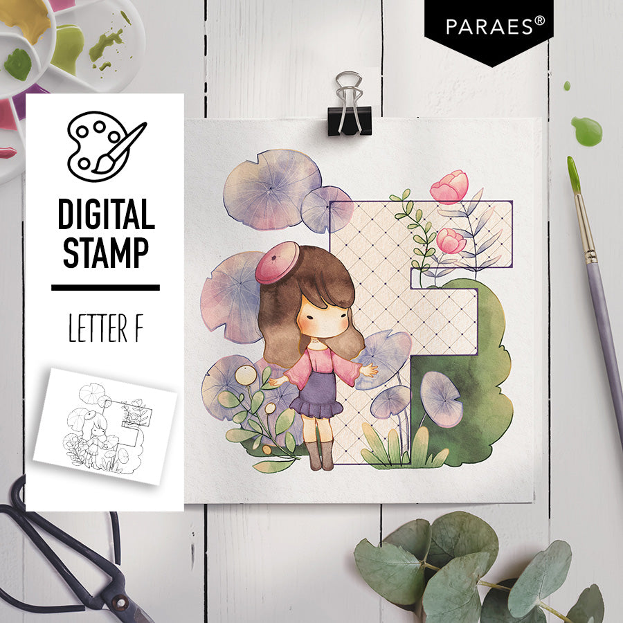 LETRA F - SELLO DIGITAL