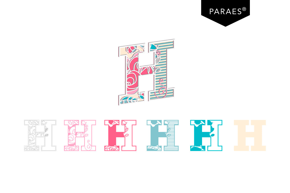LETRA H - Digi Troquel