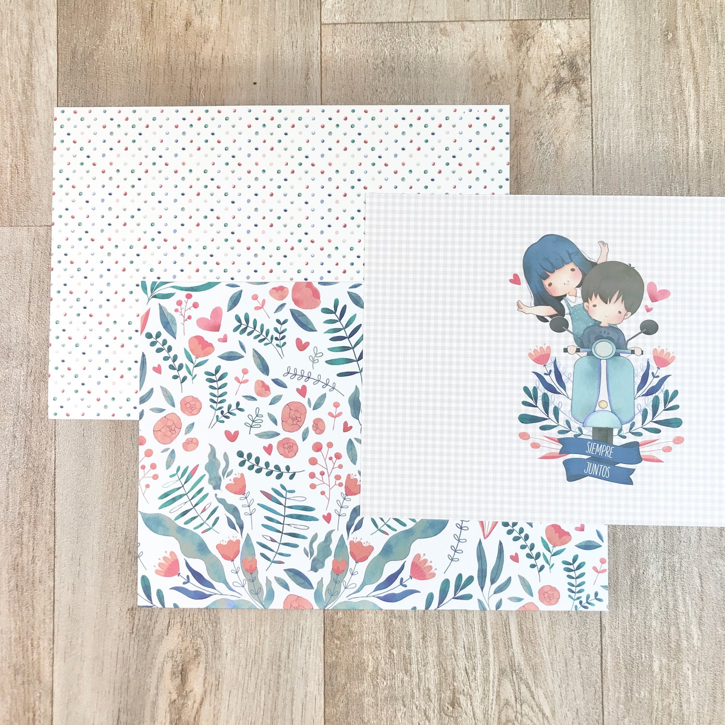 CHIBI A tu lado - 12 Digital papers (+tutorial)