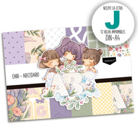CHIBI - ABECEDARIO - 12 hojas para imprimir