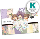 CHIBI - ABECEDARIO - 12 hojas para imprimir