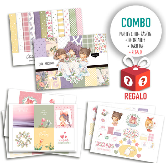 COMBO CHIBI ABECEDARIO + Regalo