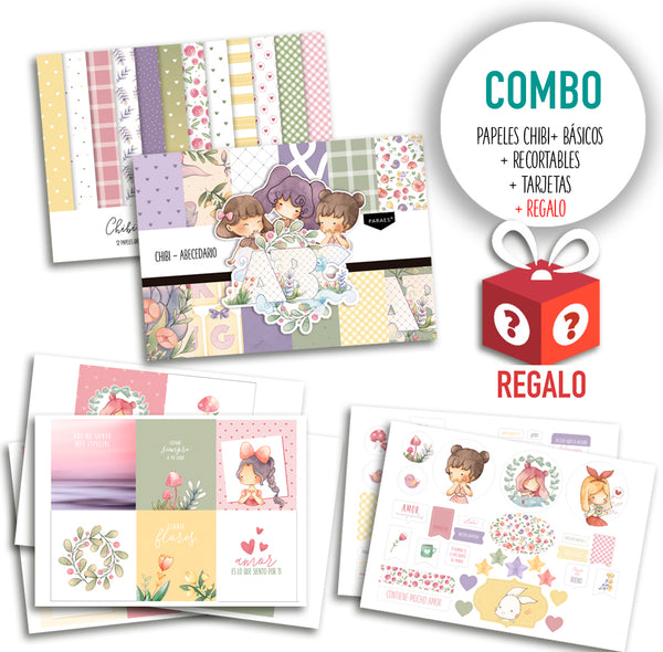 COMBO CHIBI ABECEDARIO + Regalo