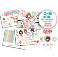 COMBO DIGITAL CHIBI - NAVIDAD + Regalo