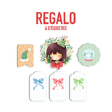 COMBO DIGITAL CHIBI - NAVIDAD + Regalo