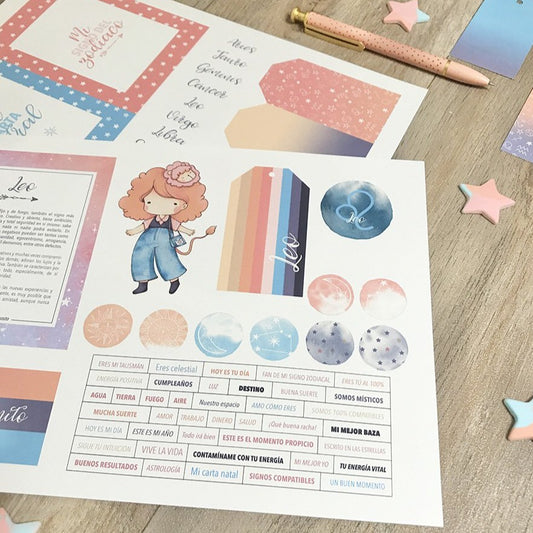 RECORTABLES LEO - ZODÍACO